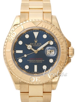 Rolex Yacht-Master Blue Dial Yellow Gold