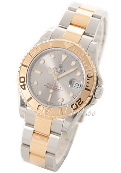 Rolex Yacht-Master Silver Dial Steel Gold Oysterlock Bracelet Rolex Yacht-Master Silver Dial Steel Gold Oysterlock Bracelet