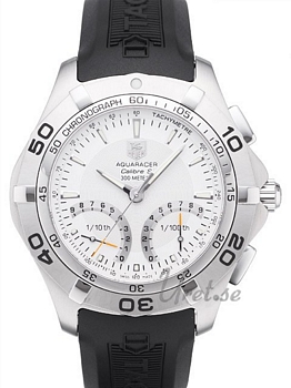 TAG Heuer Aquaracer Calibre S Hybrid Silver Rubber