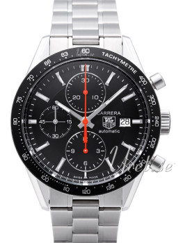 TAG Heuer Carrera Chronograph Black Dial Bracelet