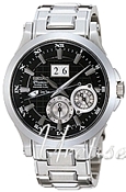 Seiko Premier Kinetic Perpetual Calendar Black