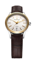 Maurice Lacroix Les Classiques Ladies Date Sølv/Læder Ø33 mm Maurice Lacroix Les Classiques Ladies Date Sølv/Læder Ø33 mm