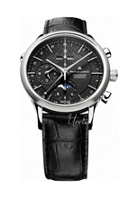 Maurice Lacroix Les Classiques Chronographe Phases De Lune Sort/ Maurice Lacroix Les Classiques Chronographe Phases De Lune Sort/