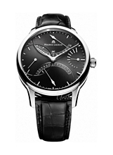 Maurice Lacroix Masterpiece Double Retorgrade Sort/L�der �46 mm