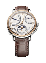 Maurice Lacroix Masterpiece Lune Retrograde S�lv/L�der �43 mm