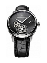 Maurice Lacroix Masterpiece Roue Carree Seconde Gr�/L�der �43 mm