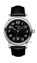 Montblanc Star Quartz Steel Black Dial Montblanc Star Quartz Steel Black Dial