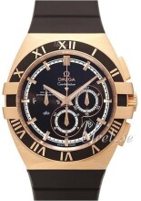 Omega Constellation Double Eagle Brown Dial Rubber Strap