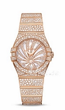 Omega Constellation Jewellery MOP, White Dial Rose Gold Bracelet