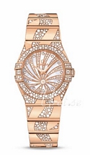 Omega Constellation Jewellery MOP, White Dial Rose Gold Bracelet