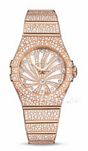 Omega Constellation Jewellery MOP, White Dial Rose Gold Bracelet