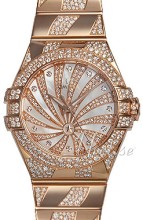 Omega Constellation Jewellery MOP, White Dial Rose Gold Bracelet