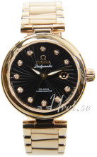 Omega Ladymatic Black Dial Rose Gold Bracelet Omega Ladymatic Black Dial Rose Gold Bracelet