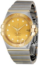 Omega Constellation Yellow Gold Steel Champagne Dial Bracelet Omega Constellation Yellow Gold Steel Champagne Dial Bracelet