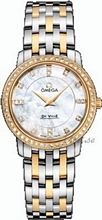 Omega De Ville Ladies Rose Gold/Steel MOP, White Dial Omega De Ville Ladies Rose Gold/Steel MOP, White Dial