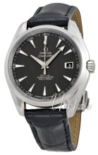 Omega Seamaster Aqua Terra Black Dial Leather Omega Seamaster Aqua Terra Black Dial Leather