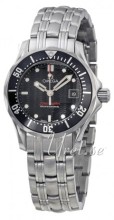 Omega Seamaster Diver Ladies Steel Black Dial Omega Seamaster Diver Ladies Steel Black Dial