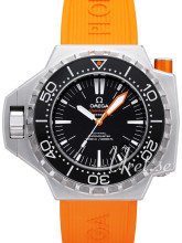 Omega Seamaster Ploprof Orange Dial Black Rubber Strap
