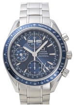 Omega Speedmaster Day-Date Blue Dial Bracelet Omega Speedmaster Day-Date Blue Dial Bracelet