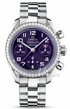 Omega Speedmaster Ladies Purple Dial Bracelet Diamond Omega Speedmaster Ladies Purple Dial Bracelet Diamond