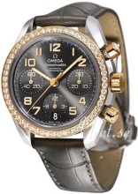 Omega Speedmaster Ladies Grey Dial Leather Diamond Omega Speedmaster Ladies Grey Dial Leather Diamond