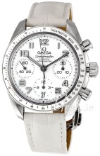 Omega Speedmaster Ladies White Dial Leather Omega Speedmaster Ladies White Dial Leather