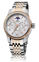 Oris Aviation Big Crown Complication Two Tone Steel/Gold Silver