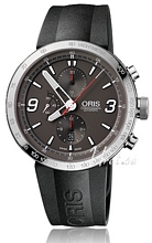 Oris Motor Sport TT1 Chronograph Sort/Gummi Ø45 mm Oris Motor Sport TT1 Chronograph Sort/Gummi Ø45 mm