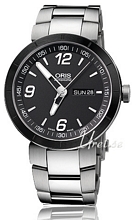 Oris Motor Sport TT1 Day Date Sort/Stål Ø43 mm Oris Motor Sport TT1 Day Date Sort/Stål Ø43 mm