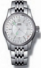 Oris Aviation Big Crown Pointer Date Steel Steel Silver Dial