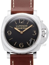 Panerai Historic Luminor 1950 3 Days Black Dial Leather Strap