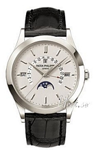Patek Philippe Grand Complications Silver Dial Leather Patek Philippe Grand Complications Silver Dial Leather