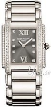Patek Philippe Twenty-4 Black Dial White Gold Bracelet