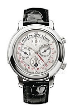 Patek Philippe Grand Complications White Dial Croco Strap Patek Philippe Grand Complications White Dial Croco Strap