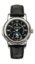 Patek Philippe Grand Complications Black Dial Croco Strap Patek Philippe Grand Complications Black Dial Croco Strap