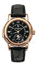 Patek Philippe Grand Complications Black Dial Croco Strap Patek Philippe Grand Complications Black Dial Croco Strap