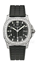 Patek Philippe Aquanaut Black Dial Rubber Strap