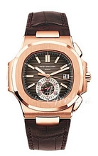 Patek Philippe Nautilus Black Dial Croco Strap Patek Philippe Nautilus Black Dial Croco Strap