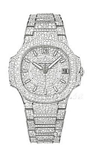 Patek Philippe Nautilus Diamond Dial White Gold Bracelet Patek Philippe Nautilus Diamond Dial White Gold Bracelet