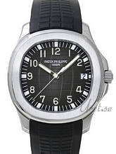 Patek Philippe Aquanaut Black Dial Steel