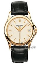 Patek Philippe Calatrava Silver Dial Yellow Gold