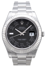 Rolex Datejust II Black Dial Oyster Bracelet