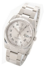 Rolex Perpetual Date Silver Dial Oyster Bracelet