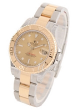 Rolex Yacht-Master Champagne Dial Steel Gold Oysterlock Bracelet