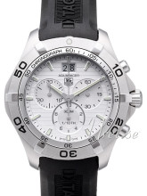 TAG Heuer Aquaracer Silver, Guilloche Dial Rubber Strap