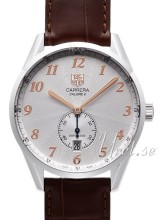 TAG Heuer Carrera Heritage Silver Dial Leather