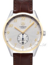 TAG Heuer Carrera Heritage Silver Dial Leather