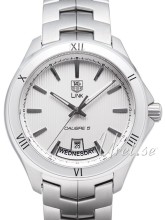 TAG Heuer Link Calibre 5 Day-Date Automatic S�lv/St�l �42 mm