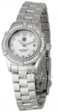 TAG Heuer Aquaracer White MOP Dial Diamond Bezel Ladies