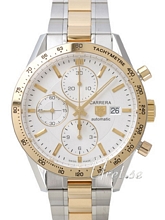 TAG Heuer Carrera Chronograph Silver Dial Two Tone Bracelet